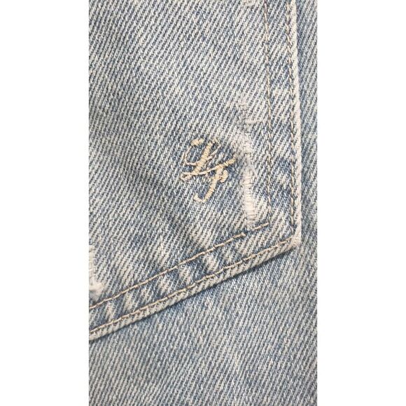 Lovers Friends Womens Jeans Size 23 Logan Barkley High Rise Distressed MSRP $188 - Picture 5 of 10